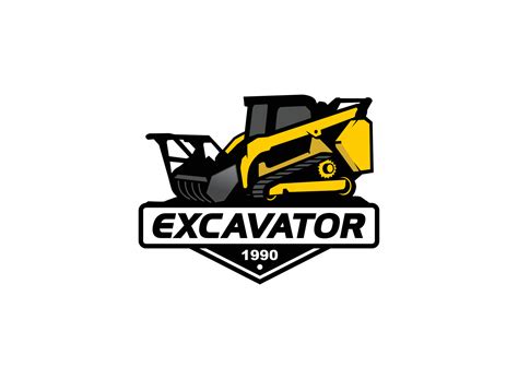 skid steer logo vector